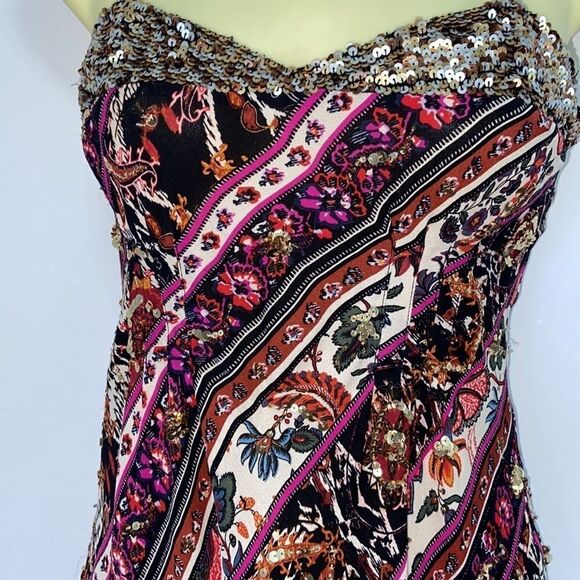 Diane Von Furstenberg  Chemise“Natalya Sequin “Silk Sequin Chemise Top N… - Picture 3 of 7